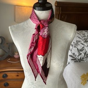 Vera Bradley 100% silk scarf
